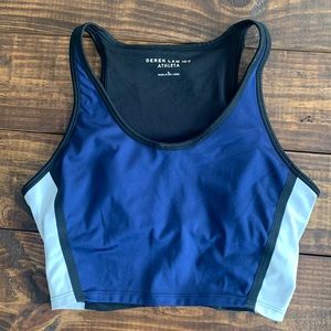 Athleta crop top with built in sports bra